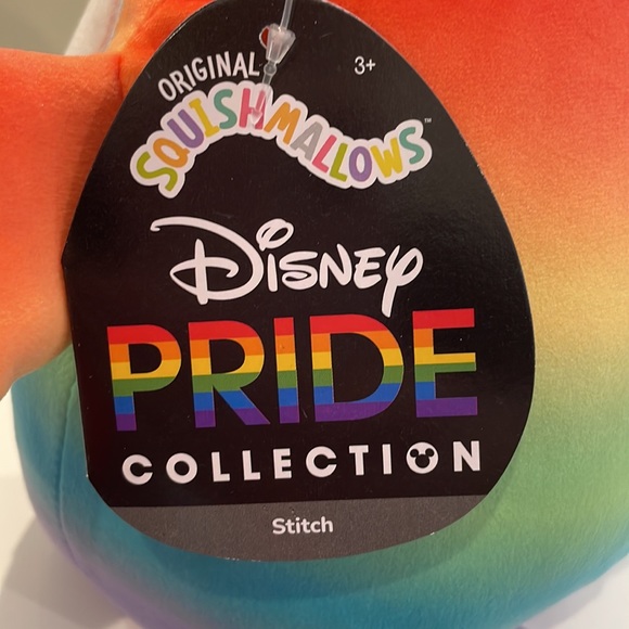 LAST NWT 8” Disney Stitch Rainbow Pride 🌈 Squishmallow - Picture 3 of 4